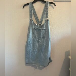 Zara Denim Overall Dress